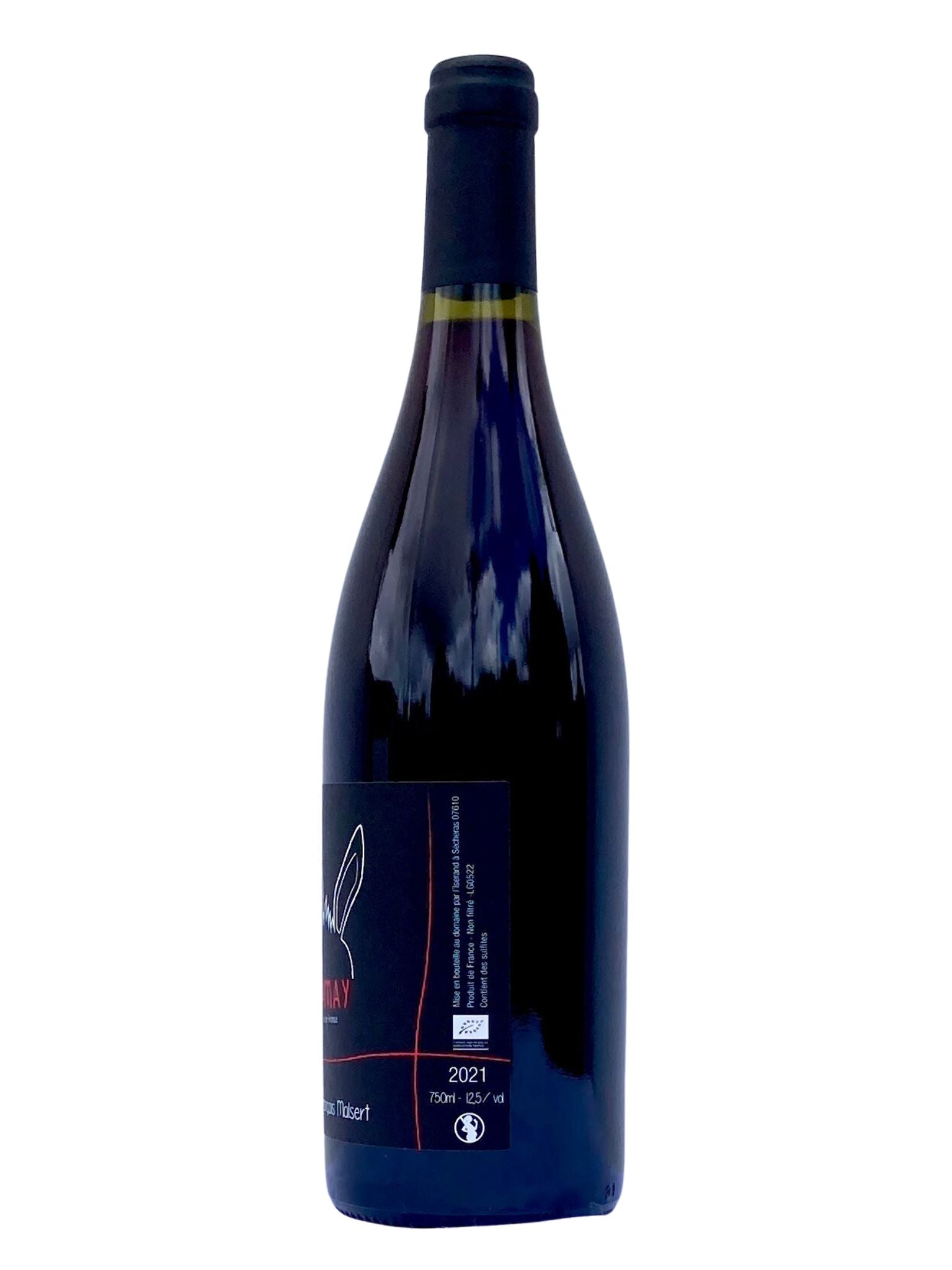 Bouteille Vin de France Gamay Malsert Jean-François 2021 right